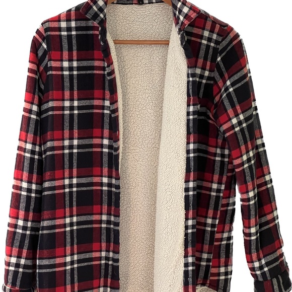 Women’s Fleece-Lined Flannel Shirt🌸 - Picture 4 of 6